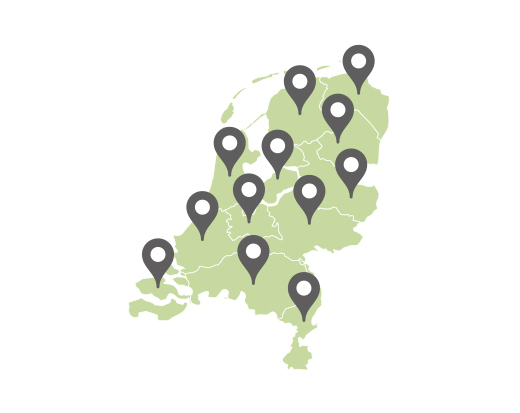 200+ verkooppunten in NL & BE 200+ verkooppunten in NL & BE