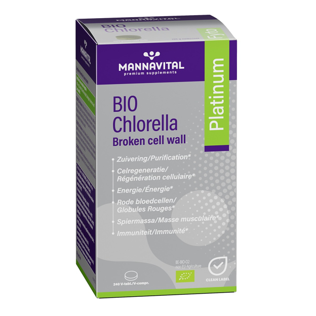 Mannavital BIO Chlorella Platinum
