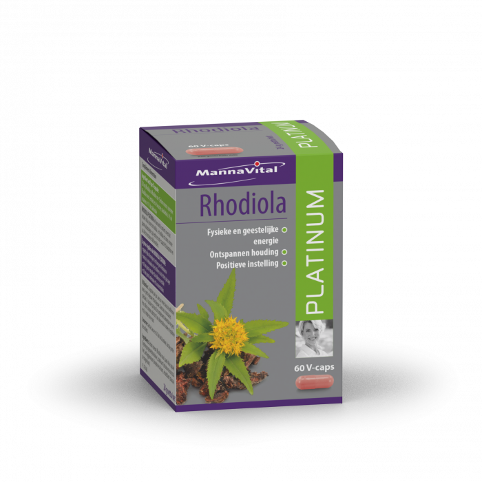 Mannavital Rhodiola Platinum 60 vegicaps