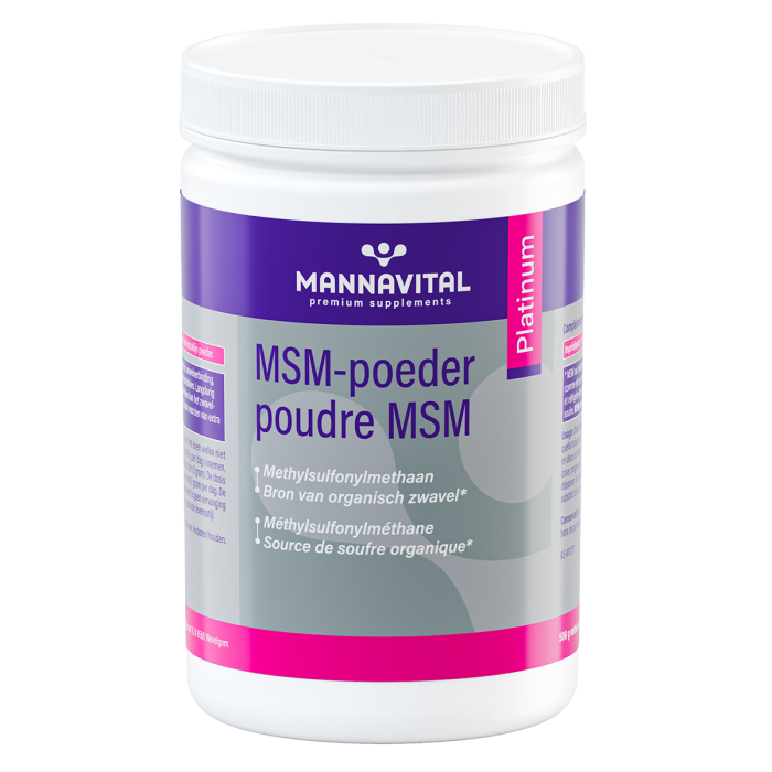 Mannavital MSM poeder Platinum