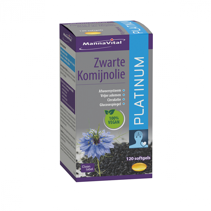 Mannavital Zwarte Komijnolie Platinum