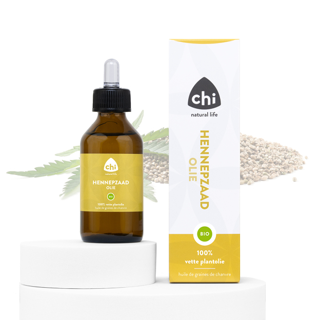 Hennepzaad plant olie, biologisch