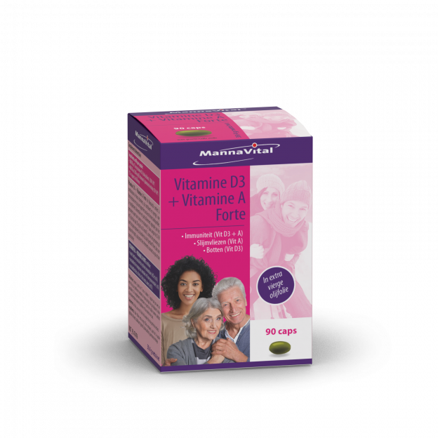 Mannavital  Vitamine D3 + Vitamine A Forte