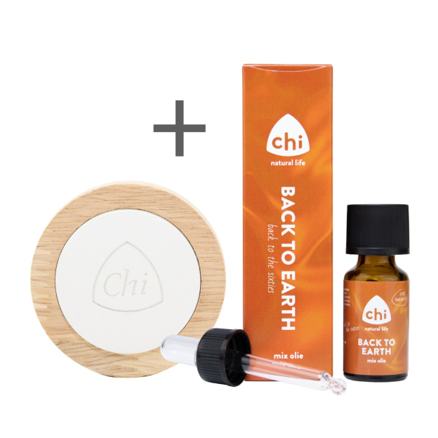 Back to Earth mix olie + Gratis Aromastone Wood