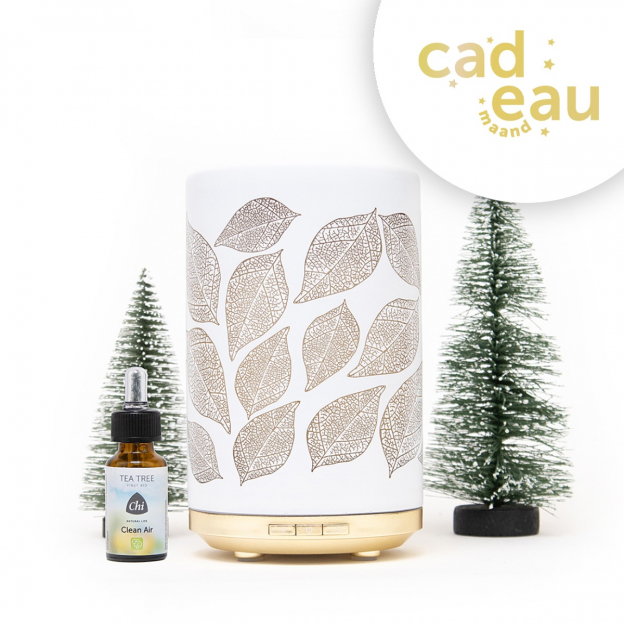 Leaves Aroma Diffuser + Gratis Tea Tree Clean Air