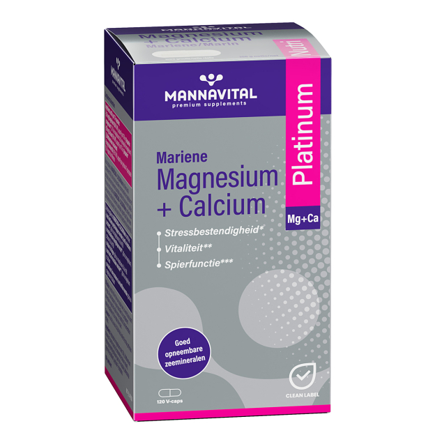 Mannavital Mariene Magnesium + Calcium Platinum