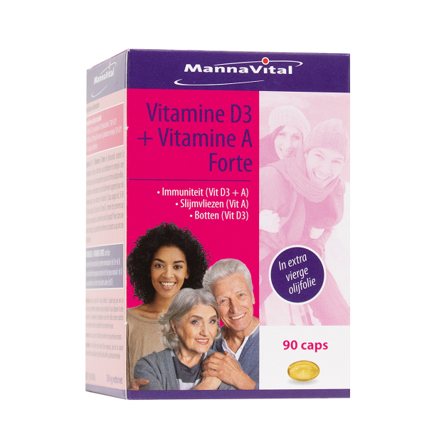 Mannavital  Vitamine D3 + Vitamine A Forte