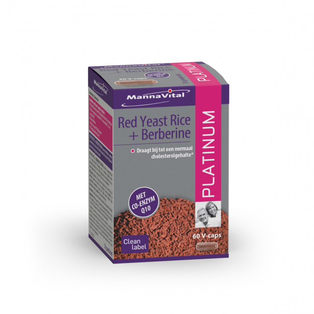 Mannavital Rode Rijst + Berberine