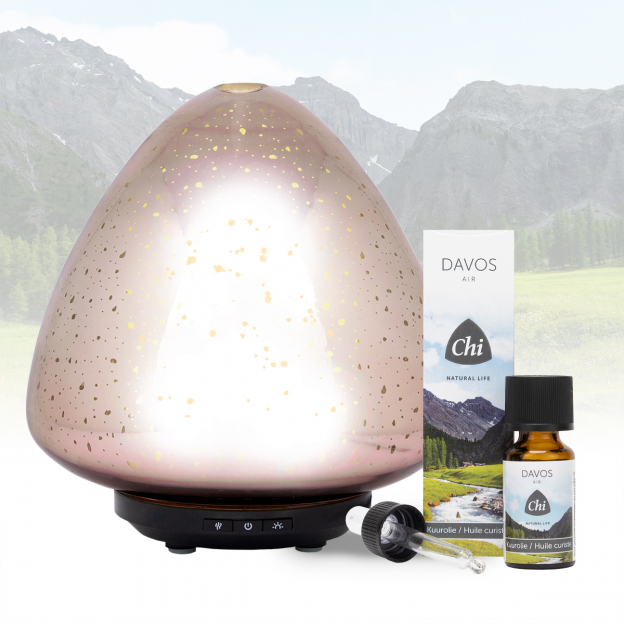 Space Aroma Diffuser + Gratis Davos Air Kuurolie 10 ml!