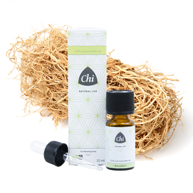 Vetiver, etherische olie, biologisch