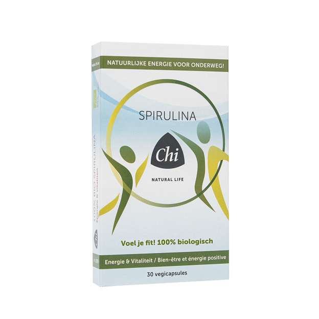 reisverpakking Bio Spirulina Vegicaps sleeve