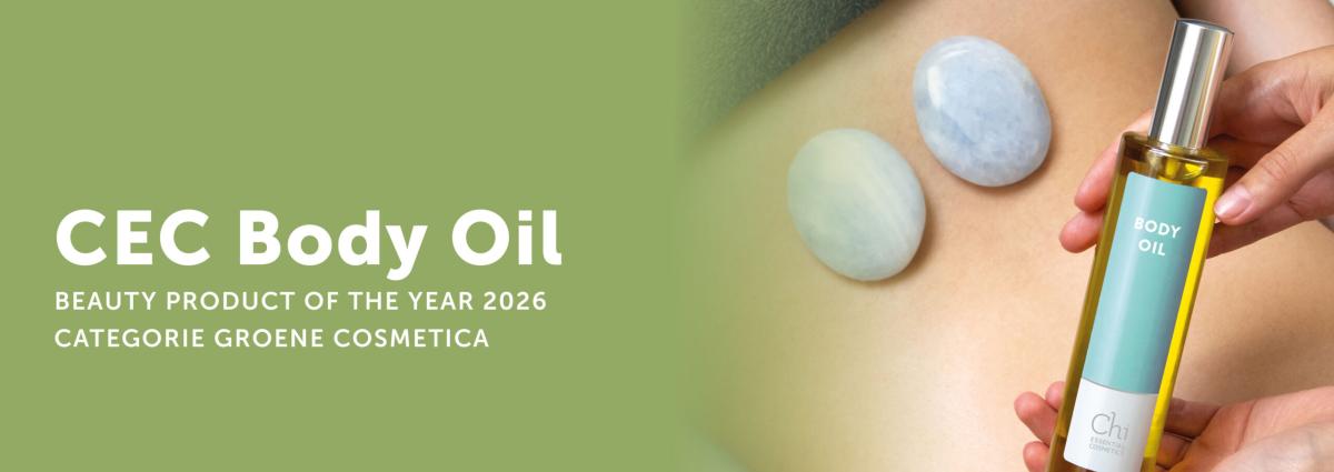 CEC Body Oil wint Beauty Product of the Year 2026 in de categorie Groene Cosmetica
